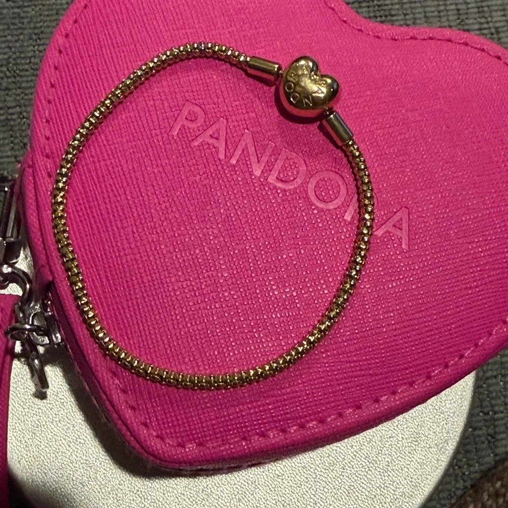 Pandora 14k Gold plated Bracelet - Picture 2 of 7